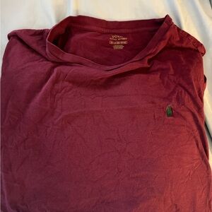 Ralph Lauren Men's Burgundy Polo Shirt